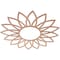 Ekena Millwork Daisy Wood Fretwork Pierced Ceiling Medallion, Cherry, 40"OD x 13 1/4"ID x 3/8"T CMWP40X40X0375DACH - alternate 4